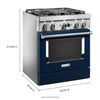 KitchenAid Dual Fuel Range (KFDC500JIB) - Ink Blue