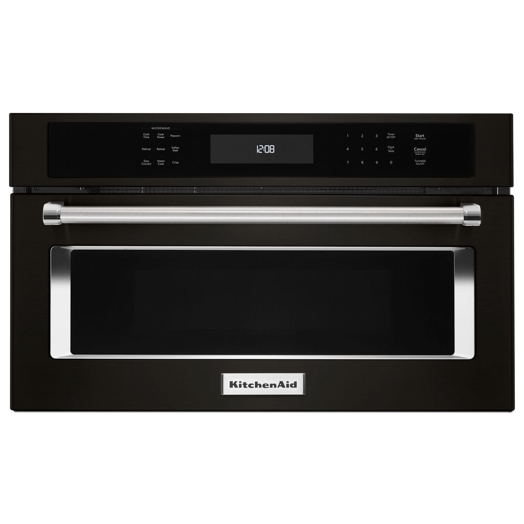 KitchenAid Built In Microwave (KMBP107EBS) - Black Stainless