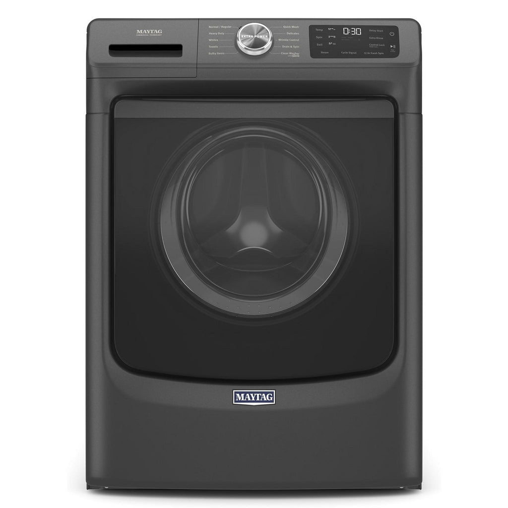 Maytag Front Load Washer (MHW5630MBK) - Volcano Black