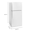 Whirlpool Top Mount Fridge (WRT549SZDW) - White