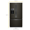 Whirlpool French Door Fridge (WRF767SDHV) - Black Stainless