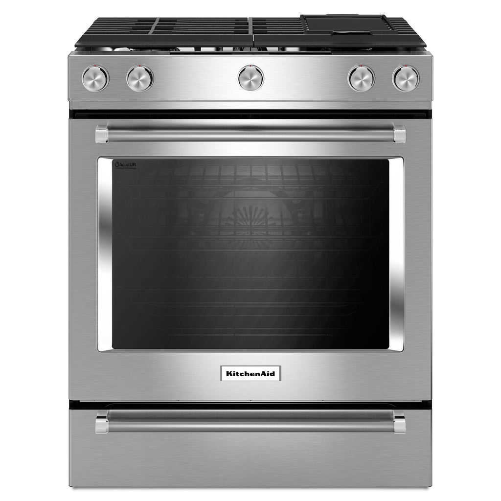 KitchenAid Gas Range (KSGB900ESS) - Stainless Steel