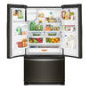 Whirlpool French Door Fridge (WRF555SDHV) - Black Stainless