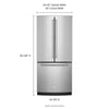 KitchenAid French Door Fridge (KRFF300ESS) - Stainless Steel
