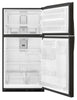 Whirlpool Top Mount Fridge (WRT541SZHV) - Black Stainless
