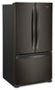 Whirlpool French Door Fridge (WRF535SWHV) - Black Stainless