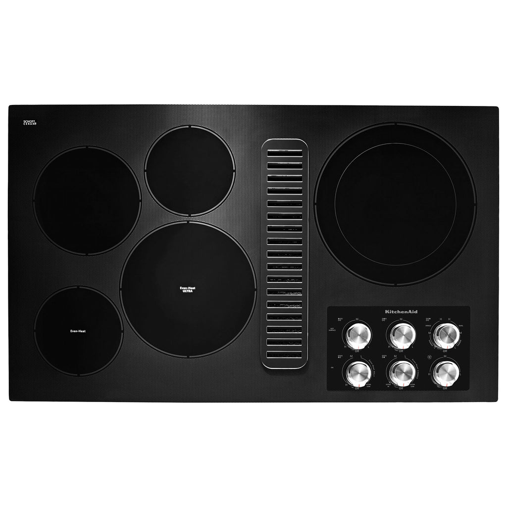 KitchenAid 36" Cooktop (KCED606GBL) - Black