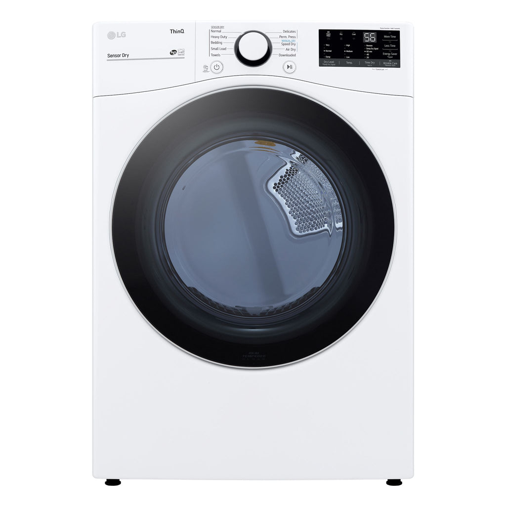 LG Front Load Dryer (DLE3600W) - White