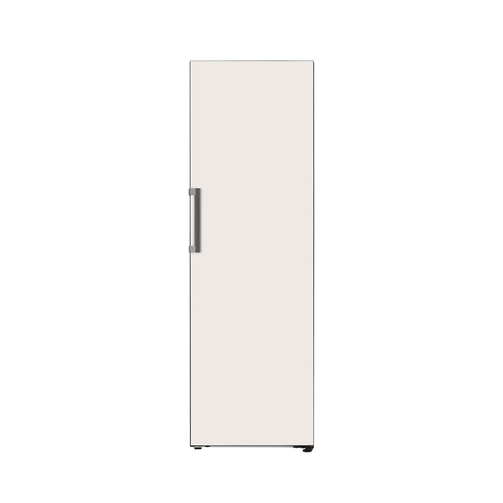 LG Upright Freezer (LROFC1114G) - Beige Glass