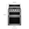 KitchenAid Dual Fuel Range (KFDD500ESS) - Stainless Steel