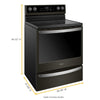 Whirlpool True Convection Range (YWFE975H0HV) - Black Stainless