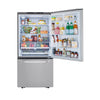 LG Bottom Mount Fridge (LRDCS2603S) - Stainless Steel