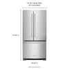 KitchenAid French Door Fridge (KRFF302ESS) - Stainless Steel