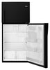 Whirlpool Top Mount Fridge (WRT519SZDB) - Black