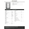 Frigidaire Dishwasher Stainless Steel (FDSP4501AS) - Stainless Steel