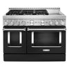 KitchenAid Gas Range (KFGC558JBK) - Imperial Black