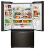 Whirlpool French Door Fridge (WRF535SWHV) - Black Stainless