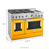 KitchenAid Gas Range (KFGC558JYP) - Yellow Pepper