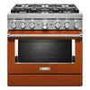 KitchenAid Dual Fuel Range (KFDC506JSC) - Scorched Orange