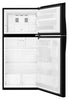 Whirlpool Top Mount Fridge (WRT519SZDB) - Black