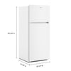 Amana Top Mount Fridge (ARTX3028PW) - White