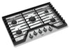 Whirlpool 30" Gas Cooktop (WCG97US0HS) - Stainless Steel