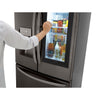 LG French Door Fridge (LRFVS3006D) - Black Stainless