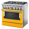 KitchenAid Dual Fuel Range (KFDC506JYP) - Yellow Pepper