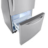 LG Bottom Mount Fridge (LRDCS2603S) - Stainless Steel