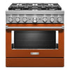 KitchenAid Dual Fuel Range (KFDC506JSC) - Scorched Orange