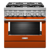 KitchenAid Dual Fuel Range (KFDC506JSC) - Scorched Orange