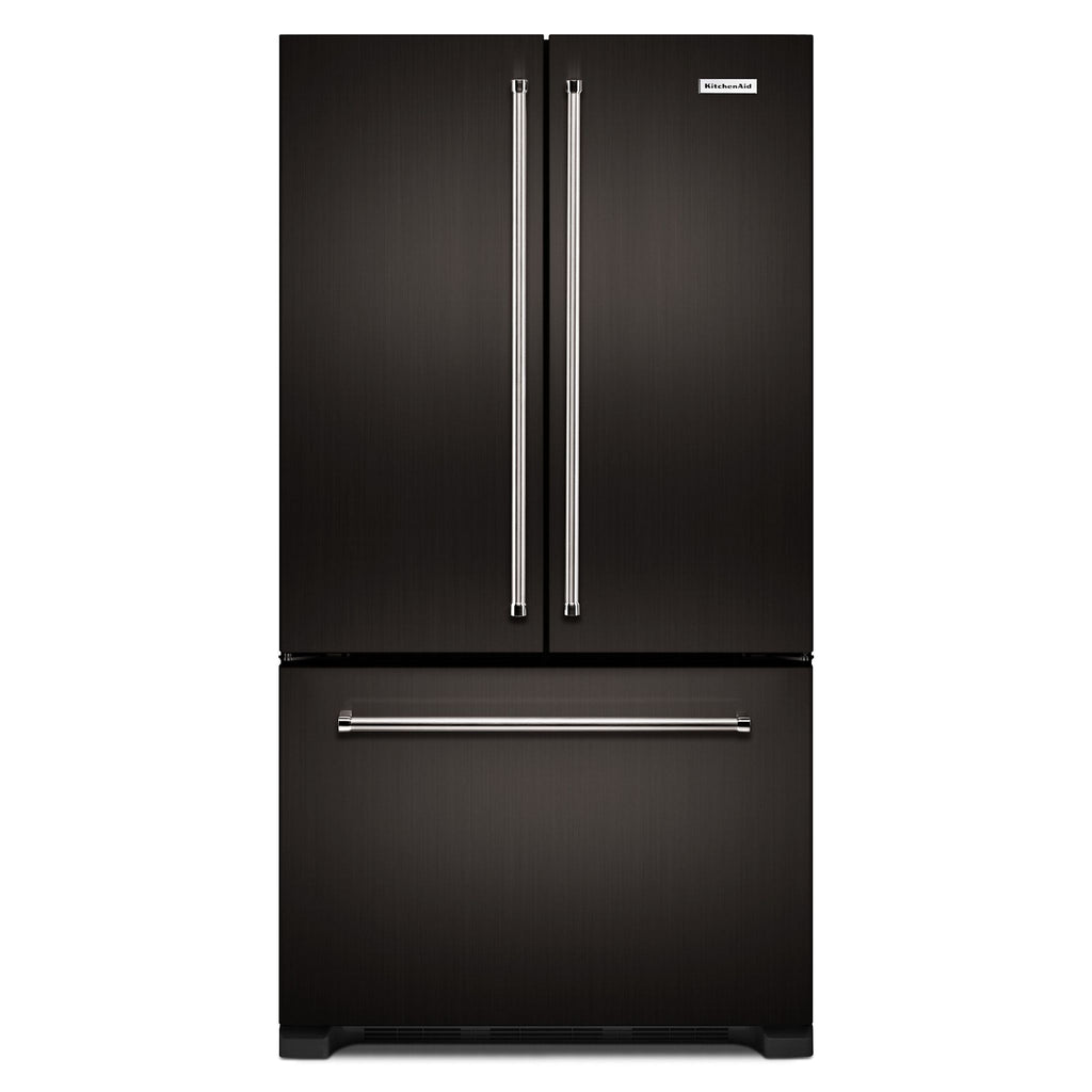 KitchenAid French Door Fridge (KRFC302EBS) - Black Stainless