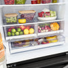 LG French Door Fridge (LRFCS2503D) - Black Stainless