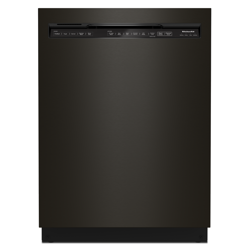 KitchenAid Dishwasher Stainless Steel Tub (KDFM404KBS) - Black Stainless