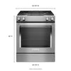 KitchenAid Slide Duel Fuel Range (KSDG950ESS) - Stainless Steel