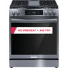 Frigidaire Gallery Gas Range (GCFG3060BD) - SmudgeProof Back Stainless Steel