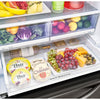 LG French Door Fridge (LRFXS2503D) - Black Stainless