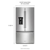 KitchenAid French Door Fridge (KRFC704FPS) - Stainless Steel