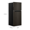 Whirlpool Top Mount Fridge (WRT312CZJV) - Print Resist Blk Stnlss