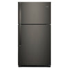Whirlpool Top Mount Fridge (WRT541SZHV) - Black Stainless