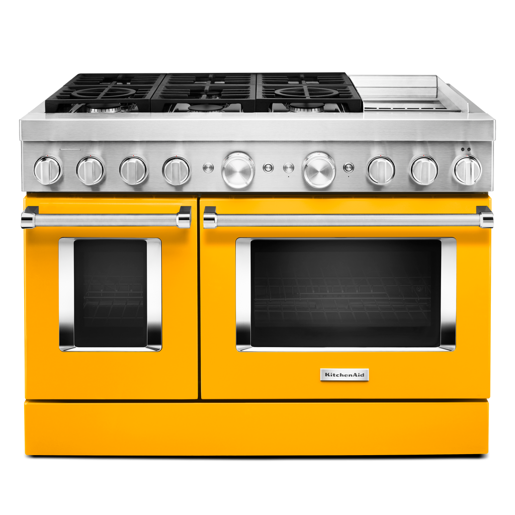 KitchenAid Dual Fuel Range (KFDC558JYP) - Yellow Pepper