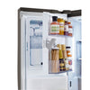 LG French Door Fridge (LRFVS3006D) - Black Stainless