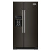 KitchenAid Counter Depth Fridge (KRSC700HBS) - Black Stainless