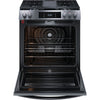 Frigidaire Gallery Gas Range (GCFG3060BD) - SmudgeProof Back Stainless Steel