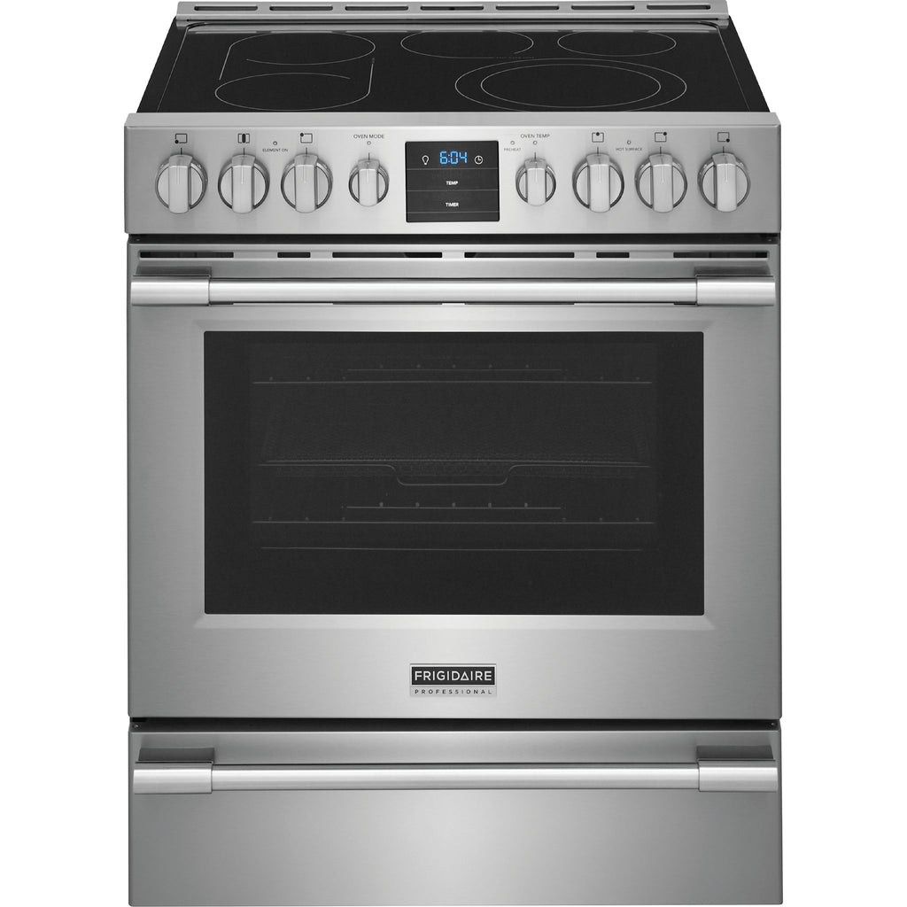 Frigidaire Professional Front Control Range (PCFE308CAF) - SmudgeProof Stainless Steel