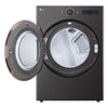 LG Front Load Dryer (DLEX6500B) - Black Steel