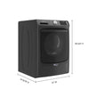 Maytag Front Load Washer (MHW5630MBK) - Volcano Black