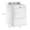 Maytag Gas Dryer (MGD6500MW) - White