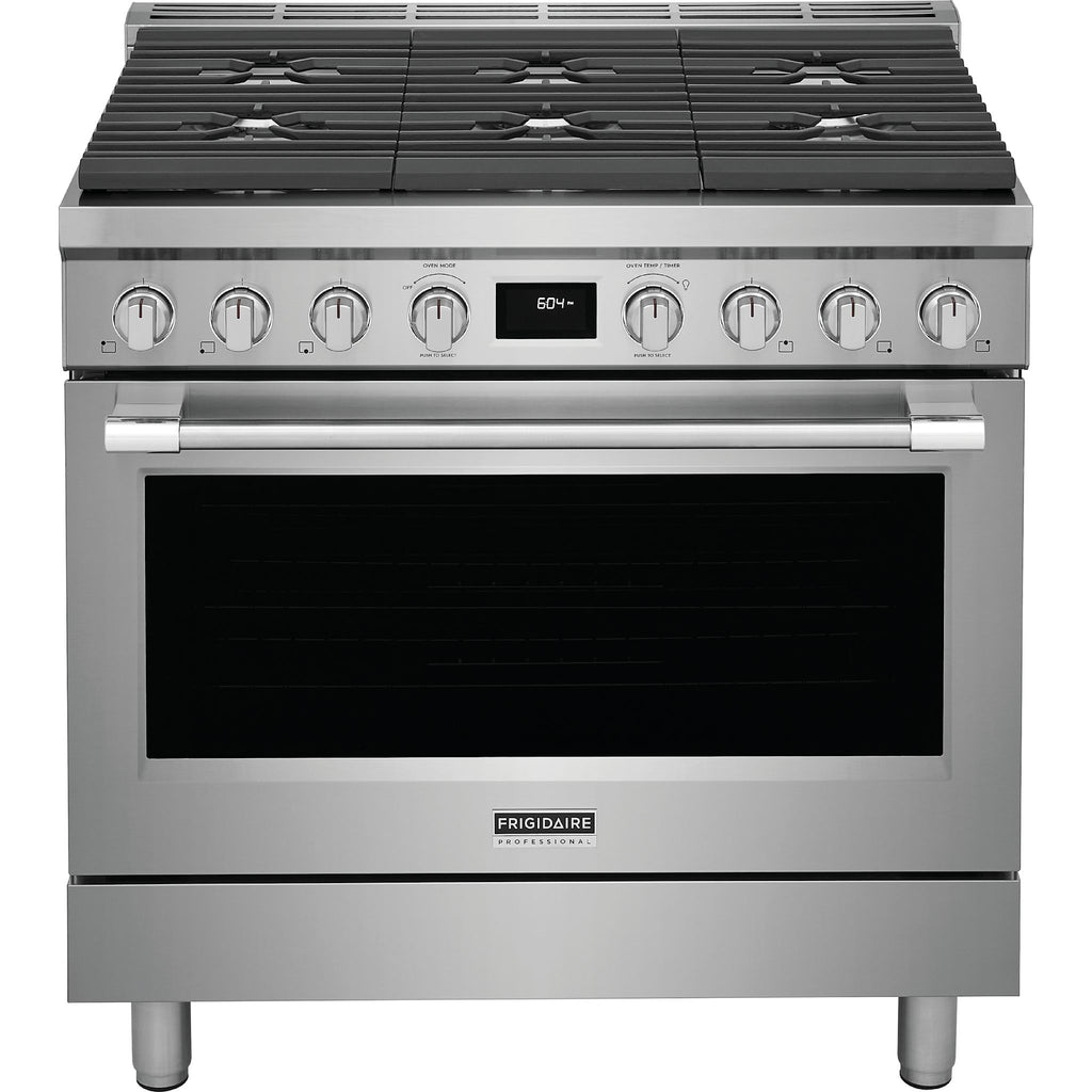 Frigidaire Professional Dual Fuel Range (PCFD3670AF) - Stainless Steel