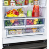 LG French Door Fridge (LRFXS2503D) - Black Stainless